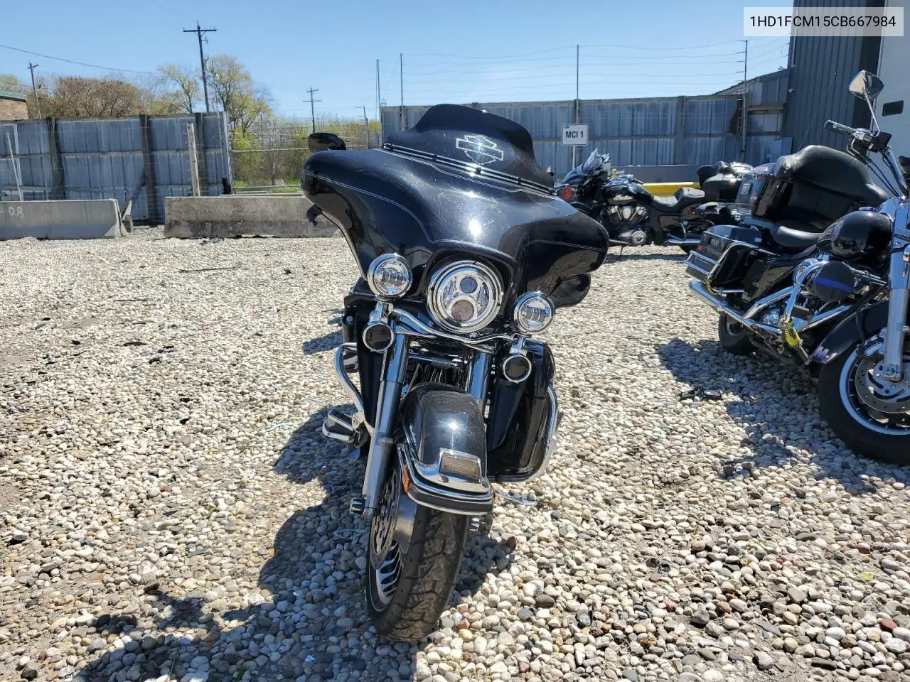 2012 Harley-Davidson Flhtcu Ultra Classic Electra Glide VIN: 1HD1FCM15CB667984 Lot: 56307655