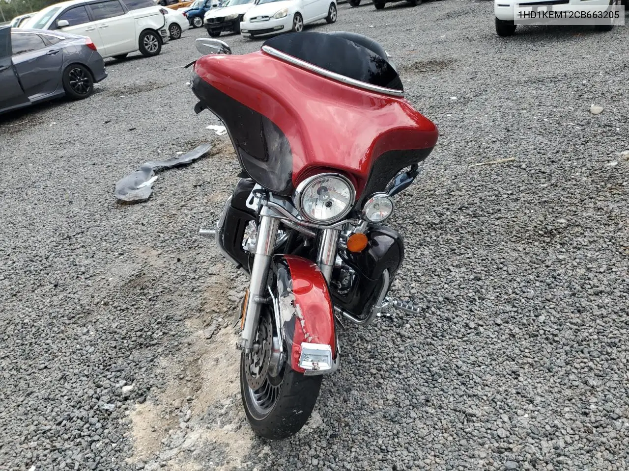 2012 Harley-Davidson Flhtk Electra Glide Ultra Limited VIN: 1HD1KEM12CB663205 Lot: 58989075