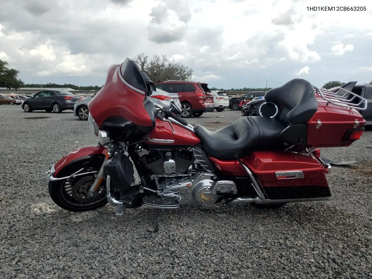 2012 Harley-Davidson Flhtk Electra Glide Ultra Limited VIN: 1HD1KEM12CB663205 Lot: 58989075