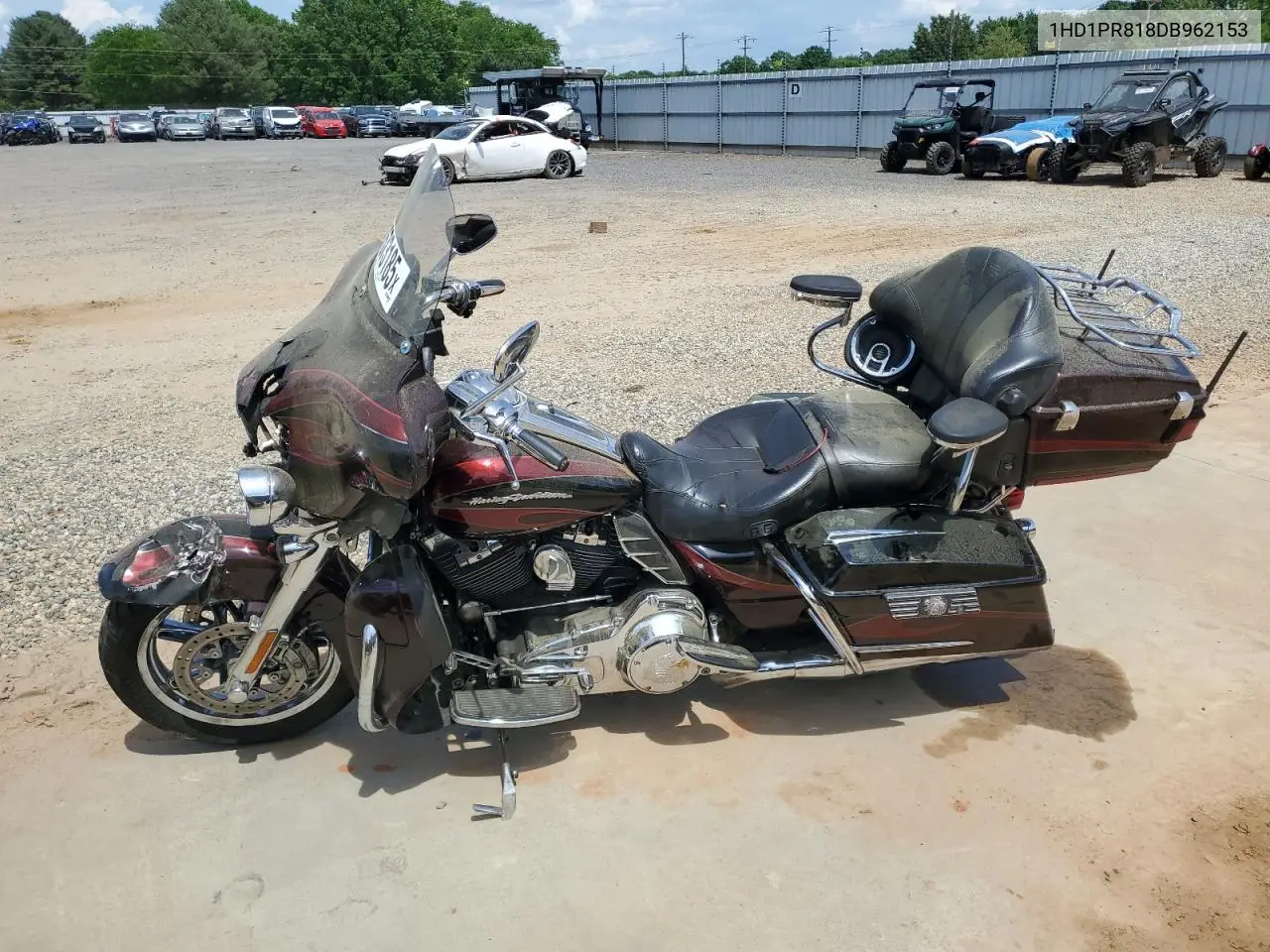 2013 Harley-Davidson Flhtcuse Cvo Ultra Classic Electra Glide VIN: 1HD1PR818DB962153 Lot: 51573185