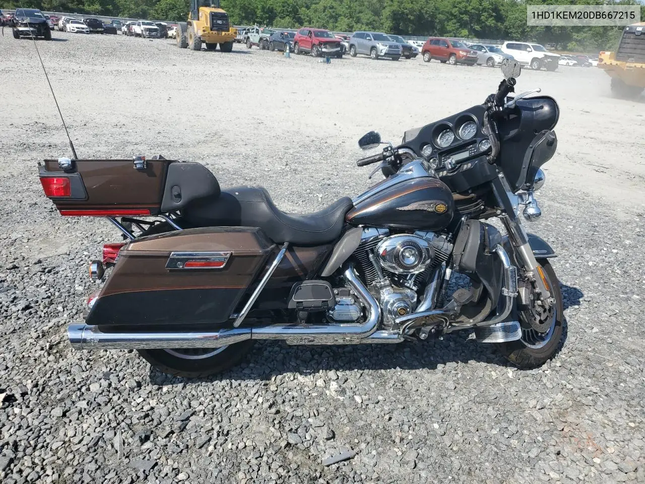 2013 Harley-Davidson Flhtk Electra Glide Ultra Limited VIN: 1HD1KEM20DB667215 Lot: 55935025