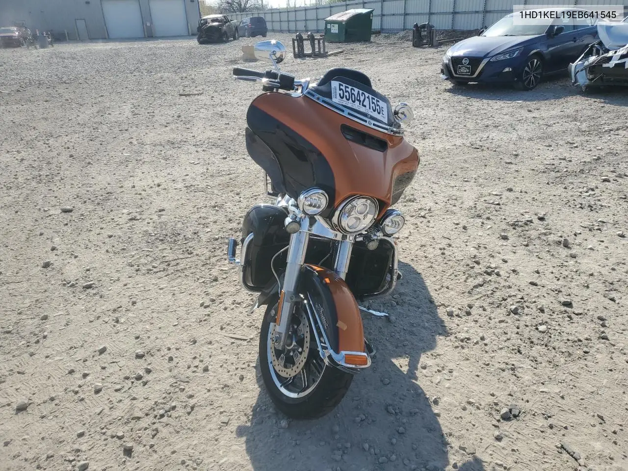 2014 Harley-Davidson Flhtk Electra Glide Ultra Limited VIN: 1HD1KEL19EB641545 Lot: 55642155
