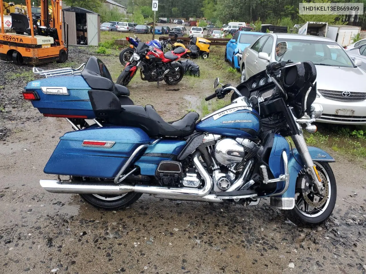 2014 Harley-Davidson Flhtk Electra Glide Ultra Limited VIN: 1HD1KEL13EB669499 Lot: 56193215