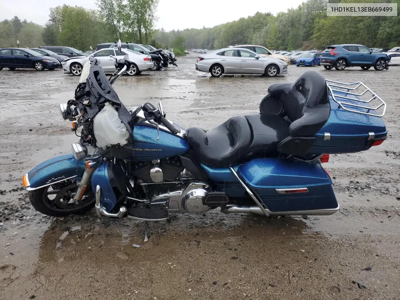 2014 Harley-Davidson Flhtk Electra Glide Ultra Limited VIN: 1HD1KEL13EB669499 Lot: 56193215