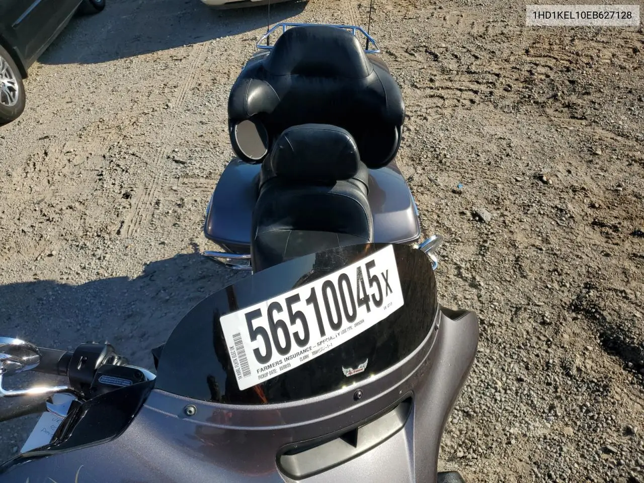 2014 Harley-Davidson Flhtk Electra Glide Ultra Limited VIN: 1HD1KEL10EB627128 Lot: 56510045