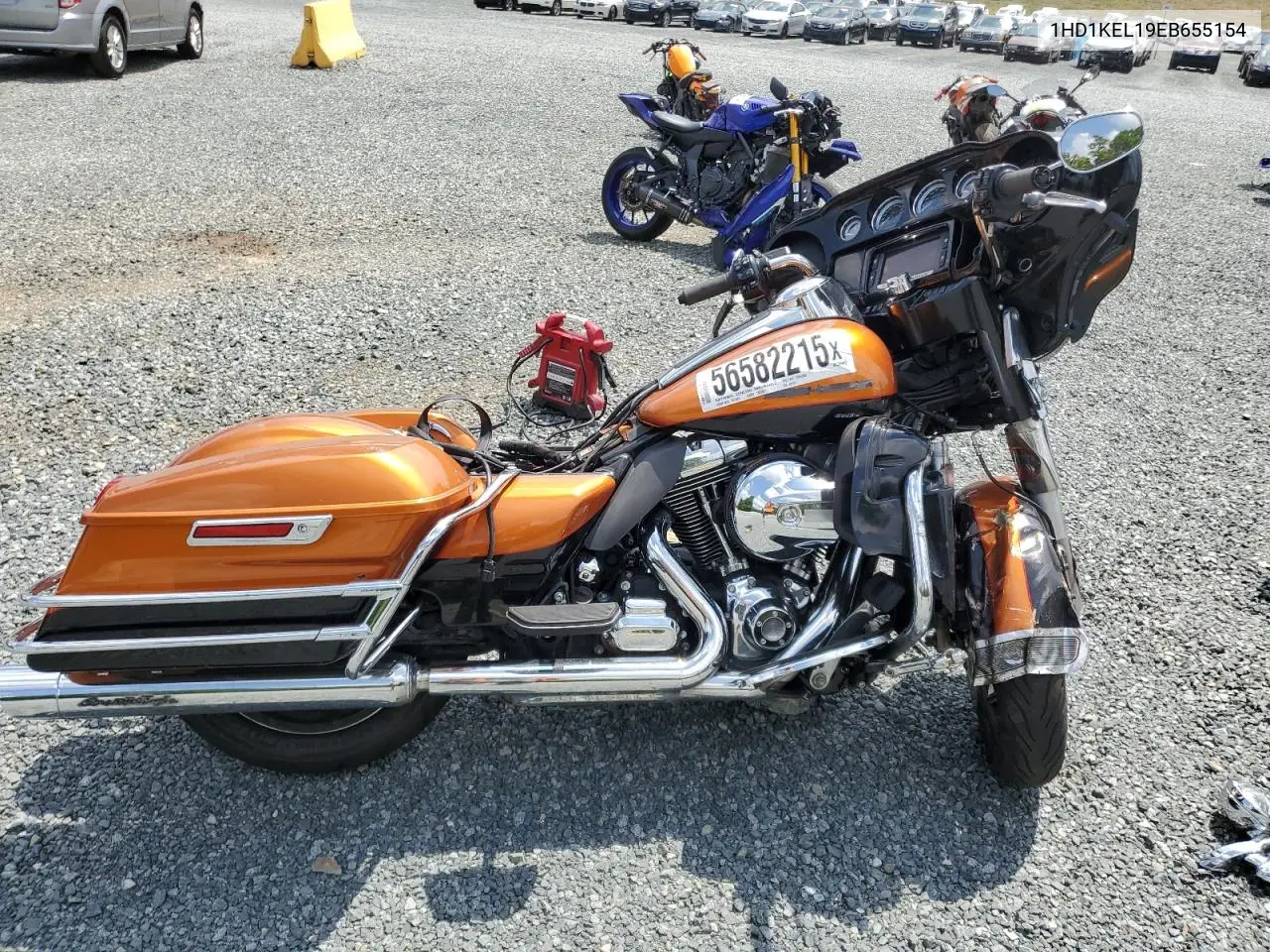 2014 Harley-Davidson Flhtk Electra Glide Ultra Limited VIN: 1HD1KEL19EB655154 Lot: 56582215