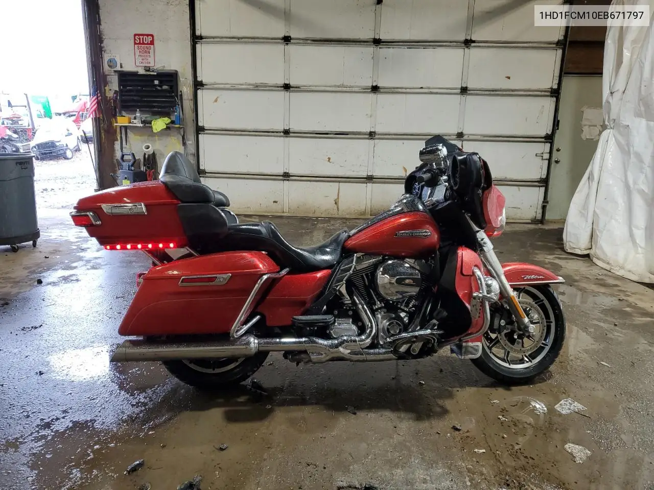 2014 Harley-Davidson Flhtcu Ultra Classic Electra Glide VIN: 1HD1FCM10EB671797 Lot: 58132235
