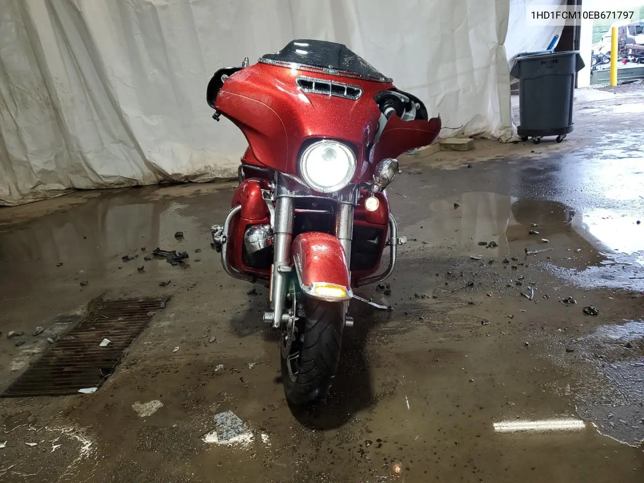 2014 Harley-Davidson Flhtcu Ultra Classic Electra Glide VIN: 1HD1FCM10EB671797 Lot: 58132235