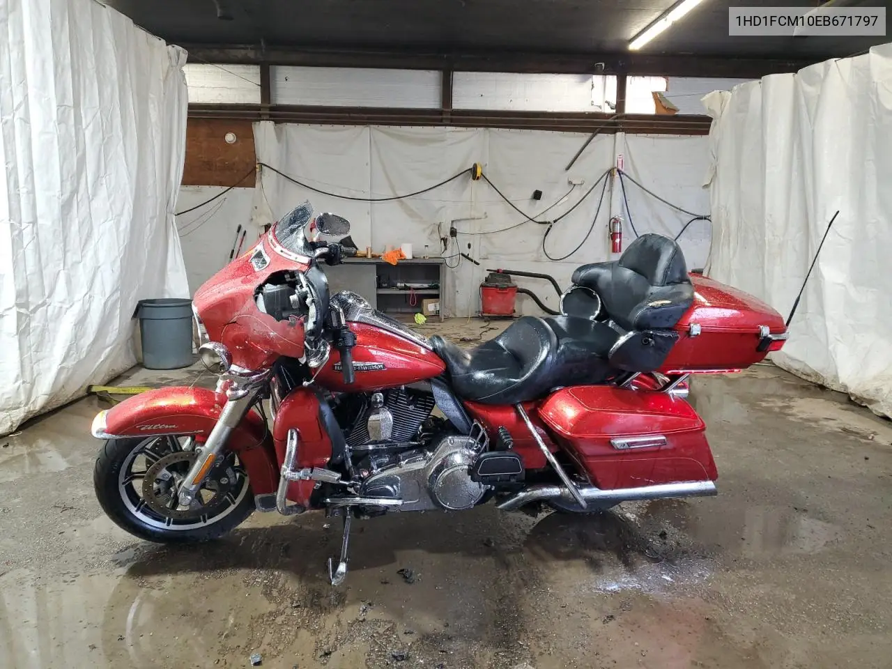 2014 Harley-Davidson Flhtcu Ultra Classic Electra Glide VIN: 1HD1FCM10EB671797 Lot: 58132235