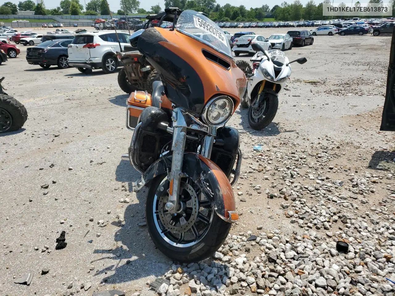2014 Harley-Davidson Flhtk Electra Glide Ultra Limited VIN: 1HD1KEL17EB613873 Lot: 59920755