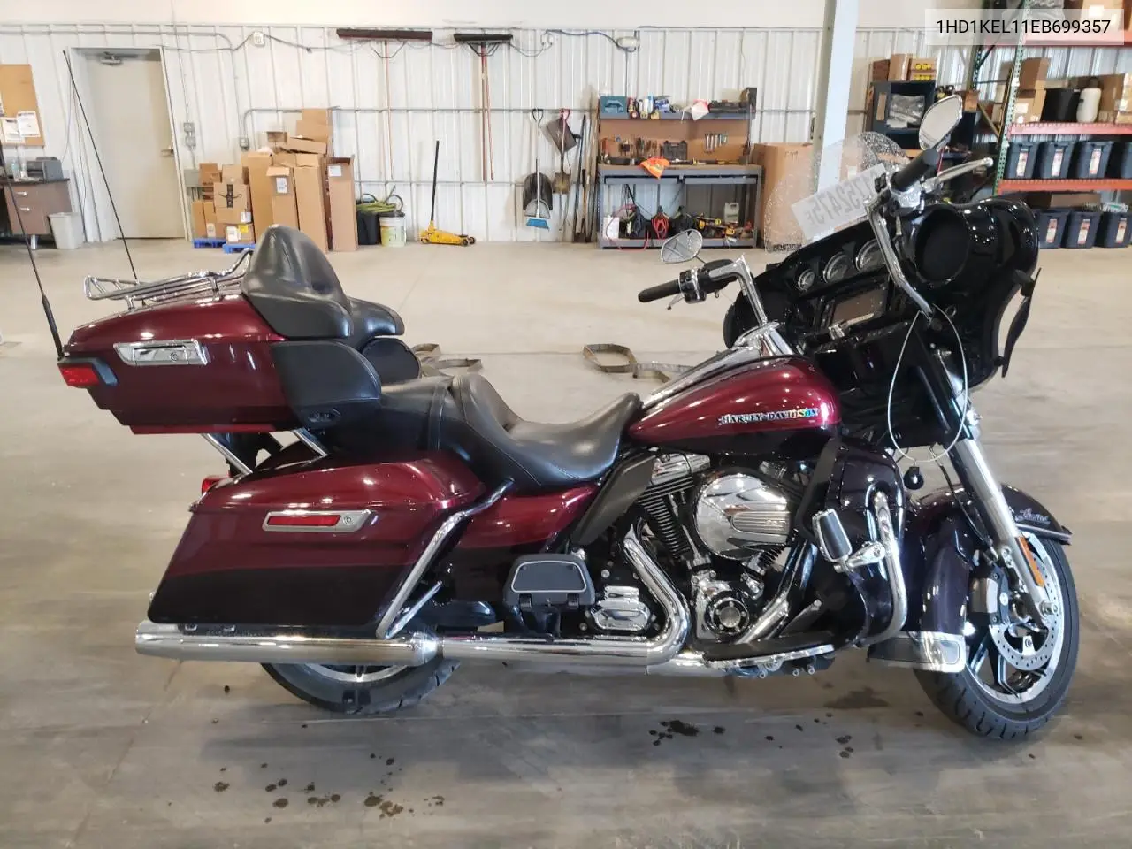 2014 Harley-Davidson Flhtk Electra Glide Ultra Limited VIN: 1HD1KEL11EB699357 Lot: 61752475
