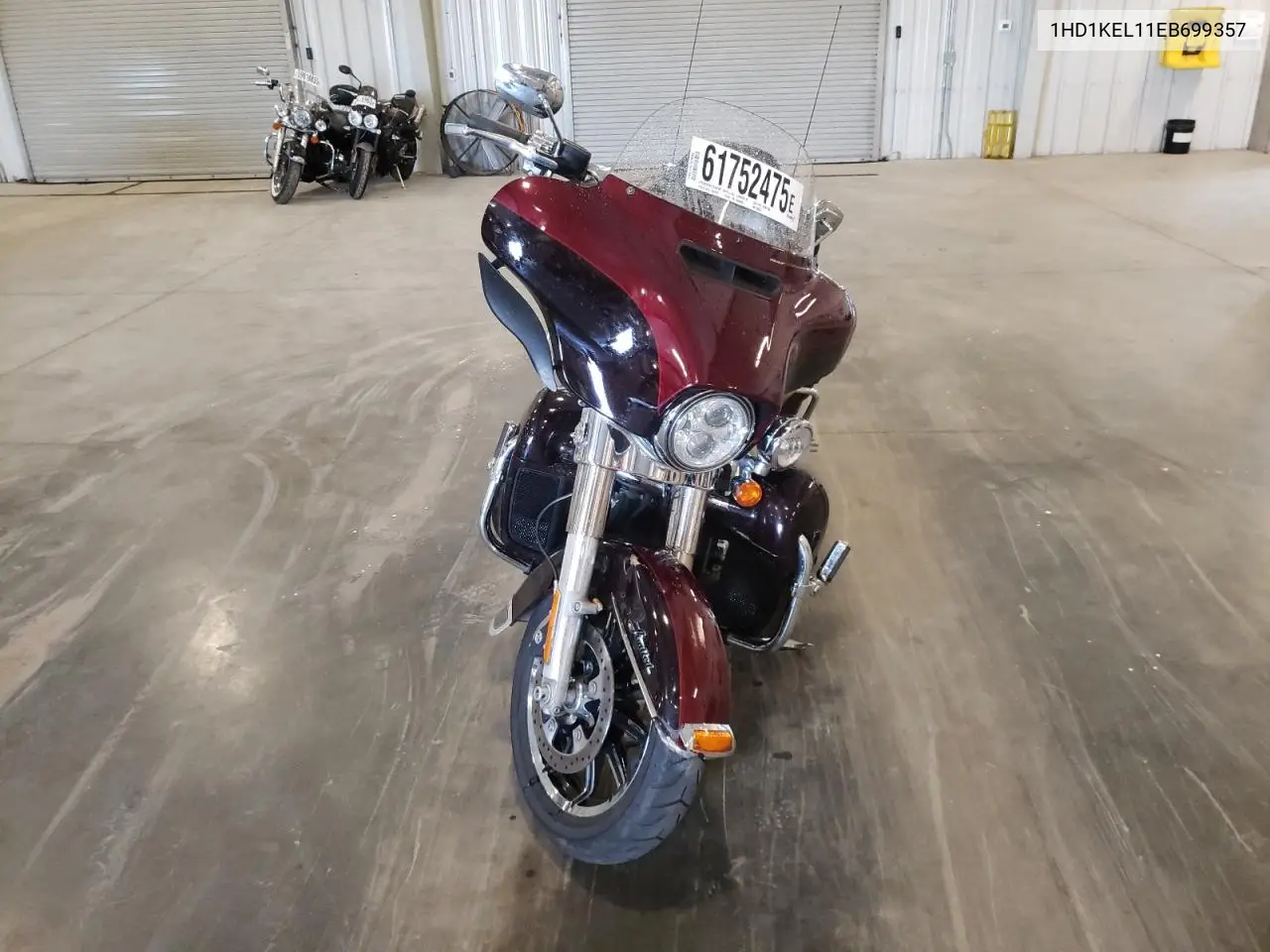 2014 Harley-Davidson Flhtk Electra Glide Ultra Limited VIN: 1HD1KEL11EB699357 Lot: 61752475