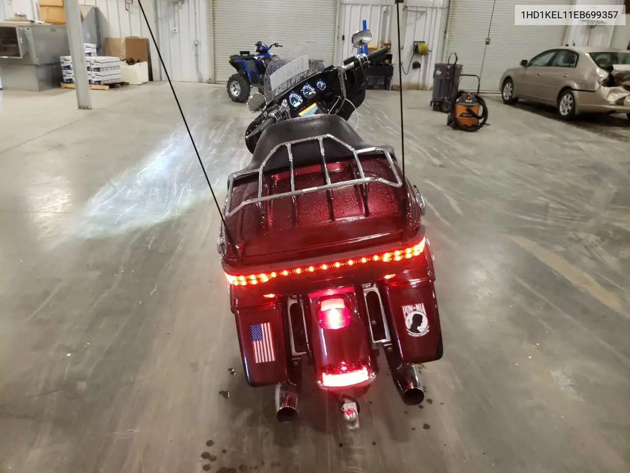 2014 Harley-Davidson Flhtk Electra Glide Ultra Limited VIN: 1HD1KEL11EB699357 Lot: 61752475