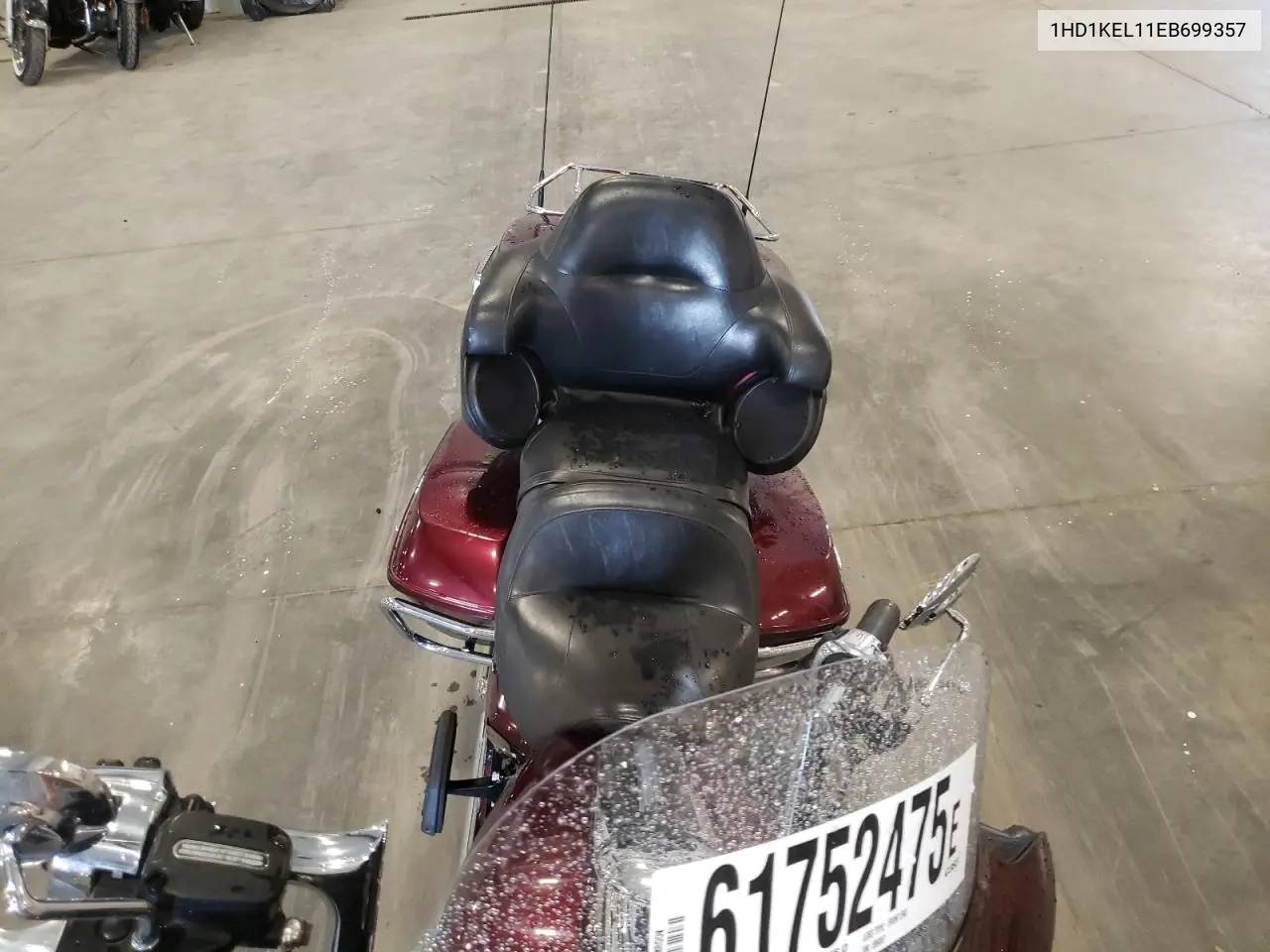2014 Harley-Davidson Flhtk Electra Glide Ultra Limited VIN: 1HD1KEL11EB699357 Lot: 61752475