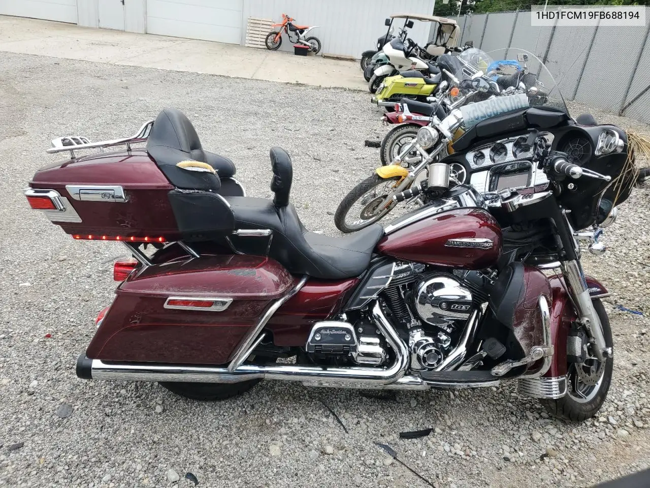 2015 Harley-Davidson Flhtcu Ultra Classic Electra Glide VIN: 1HD1FCM19FB688194 Lot: 60728525