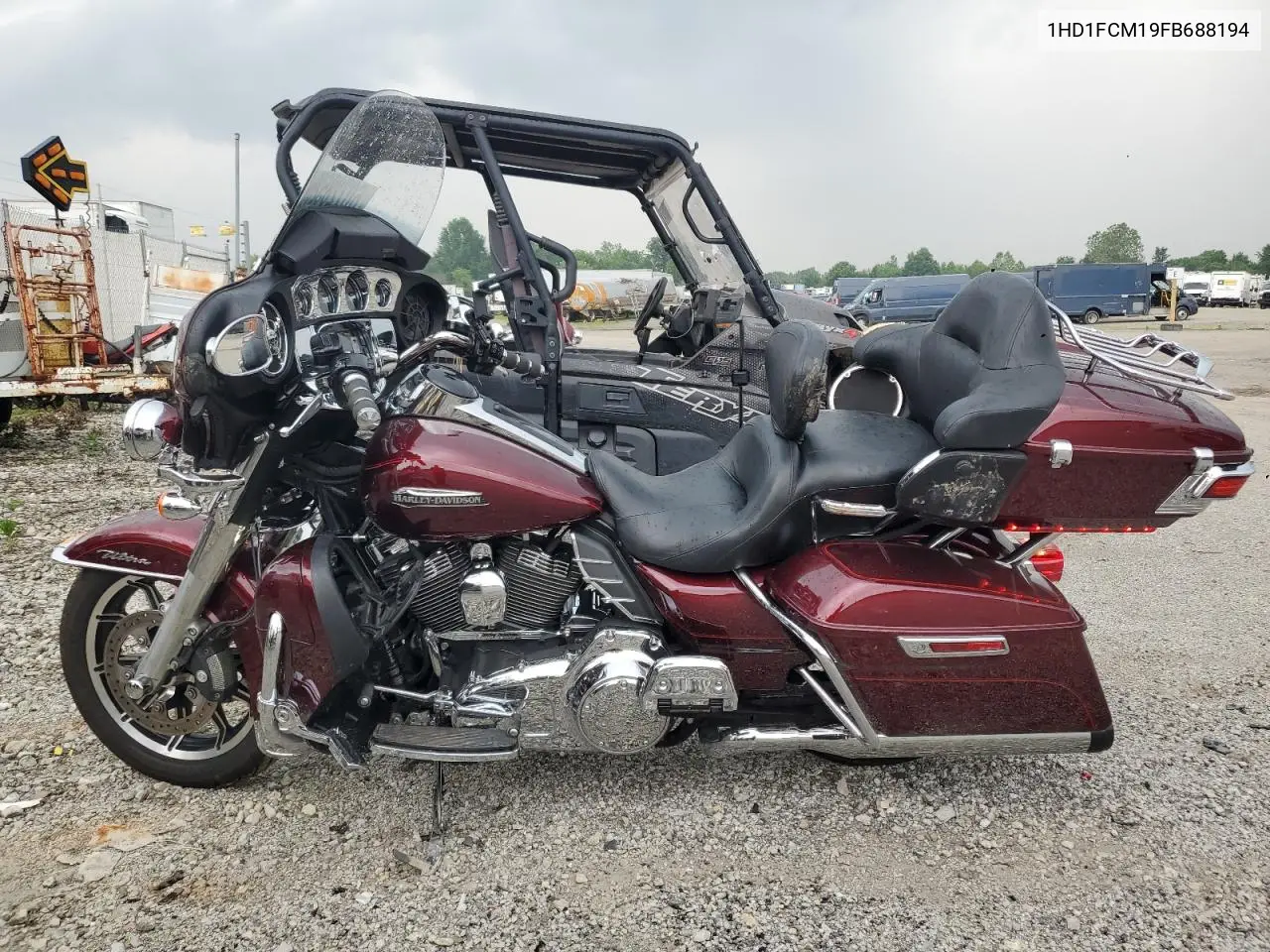 2015 Harley-Davidson Flhtcu Ultra Classic Electra Glide VIN: 1HD1FCM19FB688194 Lot: 60728525
