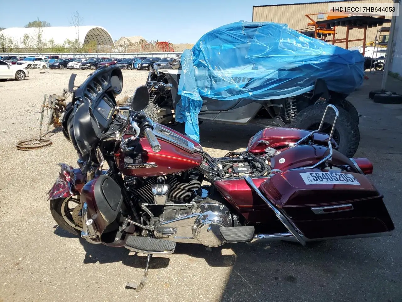 2017 Harley-Davidson Flhtcu Ultra Classic Electra Glide VIN: 1HD1FCC17HB644053 Lot: 56405205