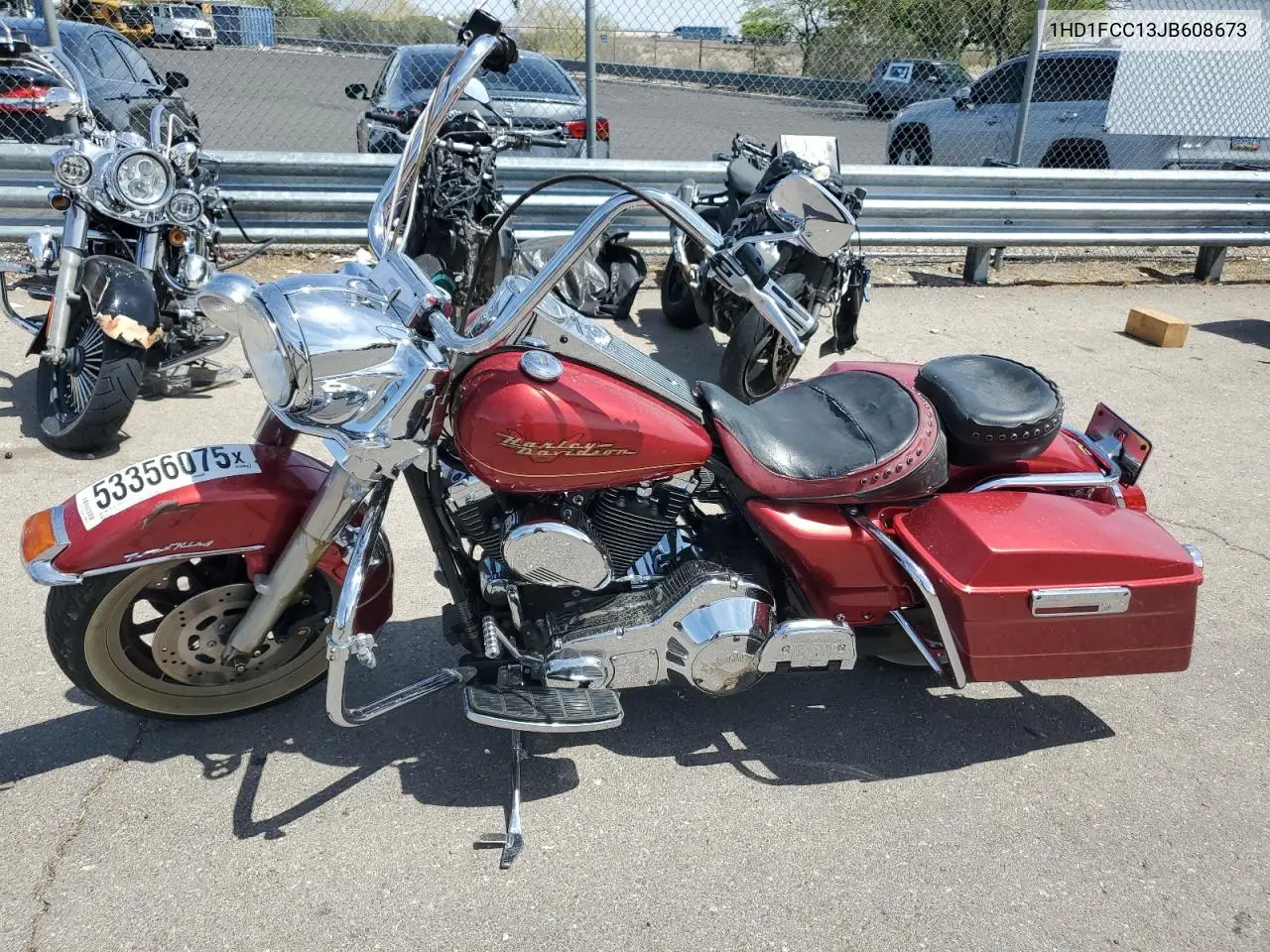 2018 Harley-Davidson Flhtcu Ultra Classic Electra Glide VIN: 1HD1FCC13JB608673 Lot: 53356075