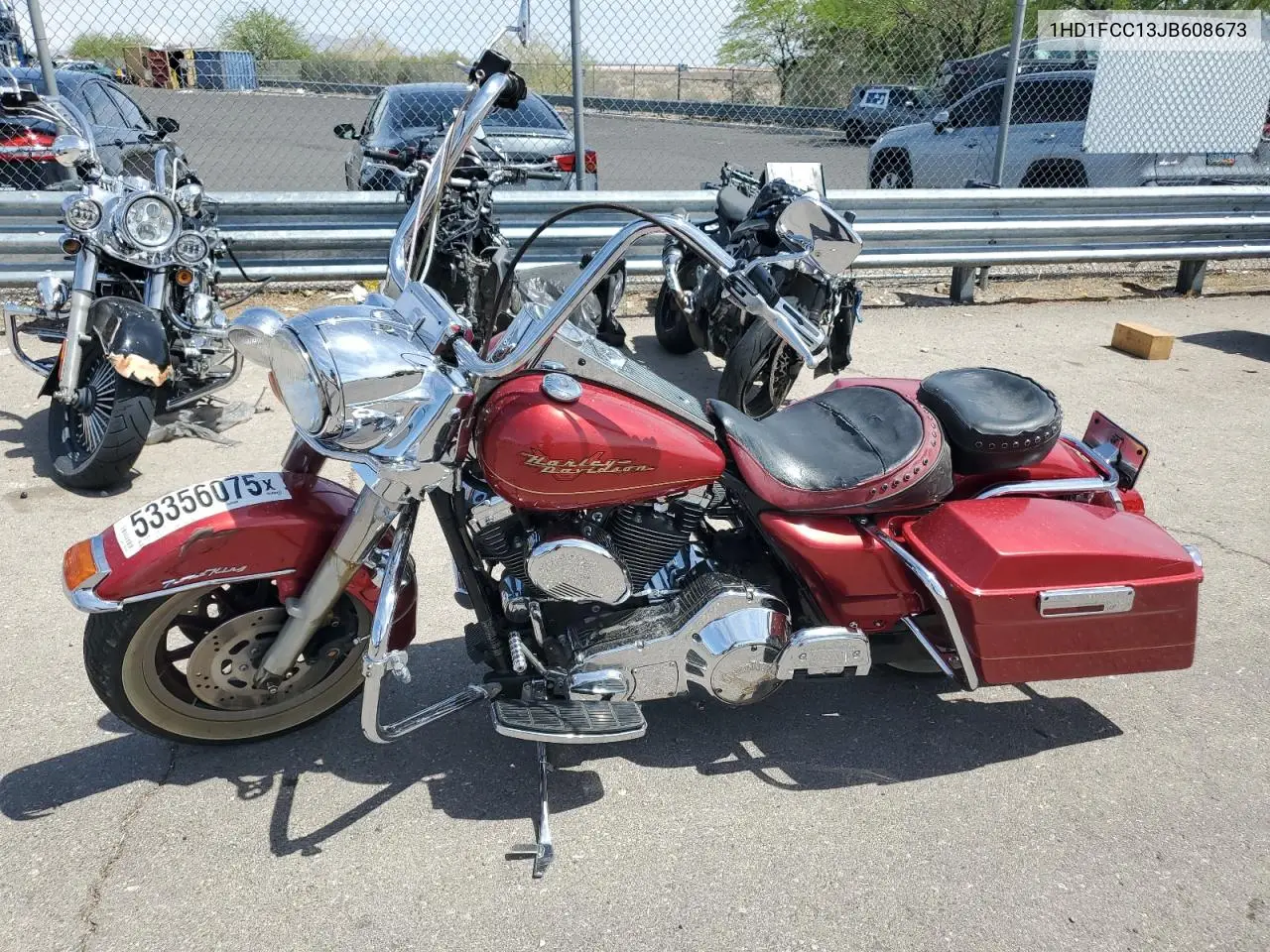 2018 Harley-Davidson Flhtcu Ultra Classic Electra Glide VIN: 1HD1FCC13JB608673 Lot: 53356075