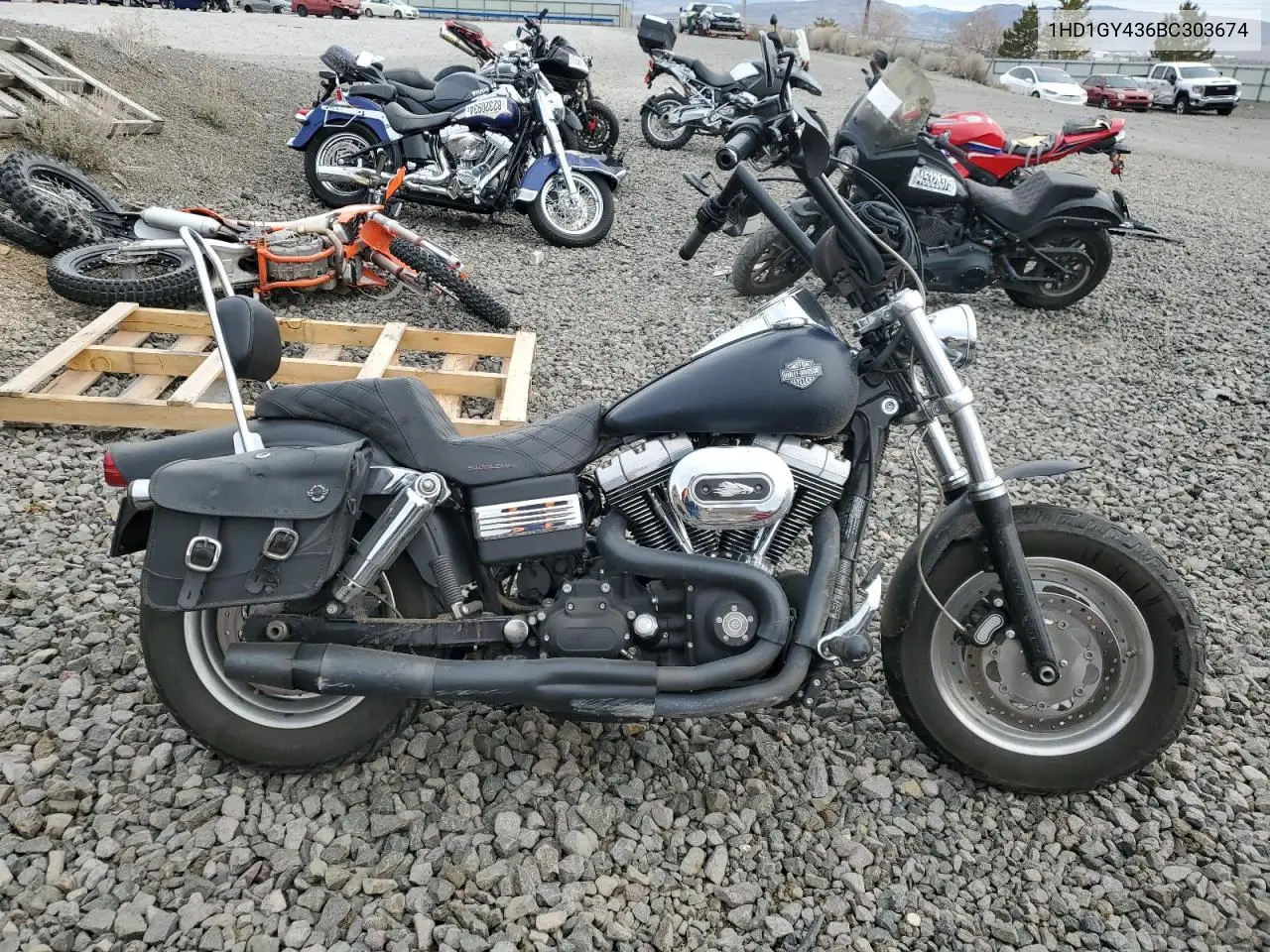 2011 Harley-Davidson Fxdf VIN: 1HD1GY436BC303674 Lot: 47589435