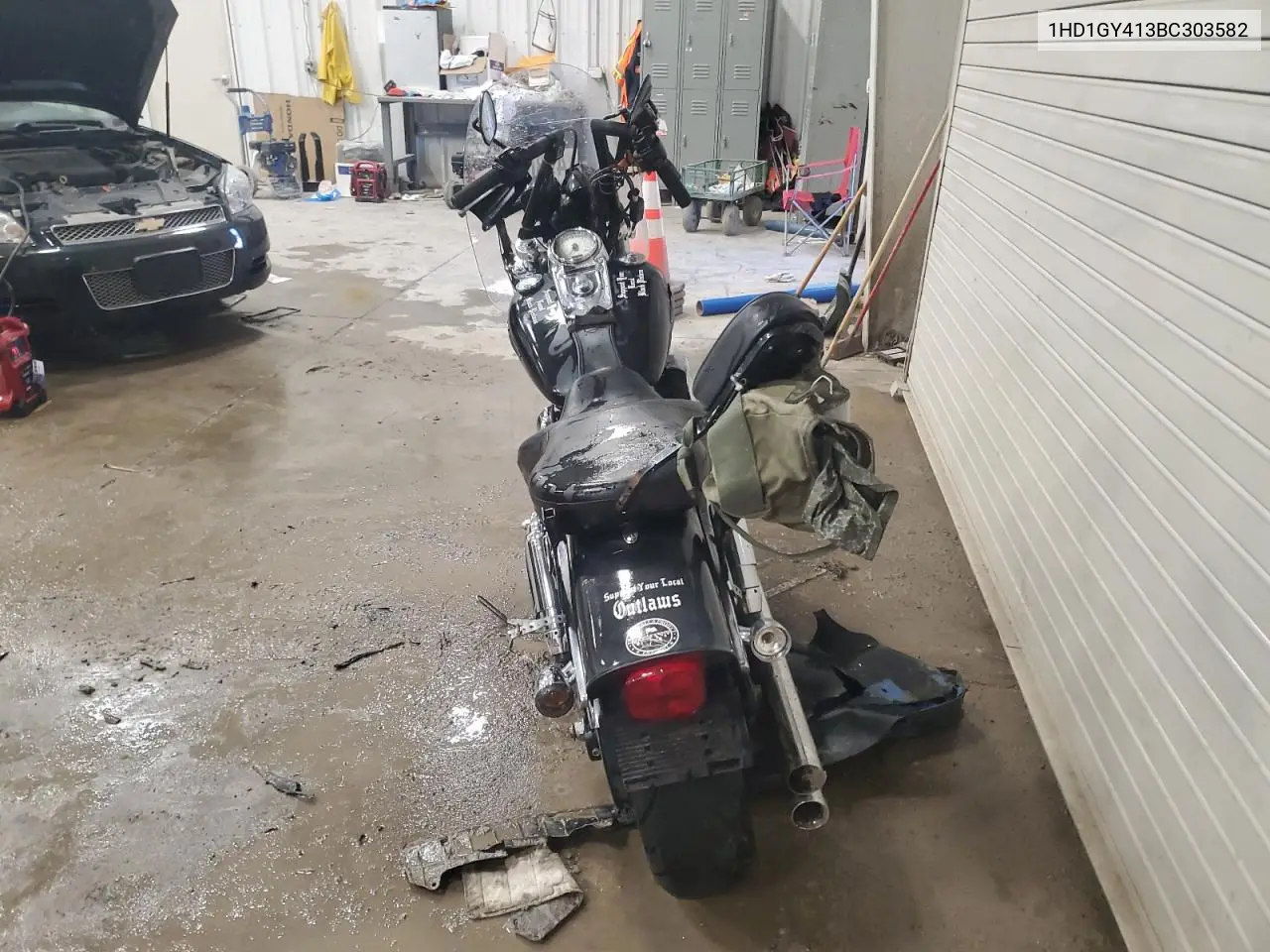 2011 Harley-Davidson Fxdf VIN: 1HD1GY413BC303582 Lot: 49802215