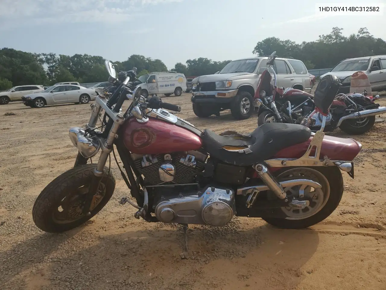 2011 Harley-Davidson Fxdf VIN: 1HD1GY414BC312582 Lot: 58835265