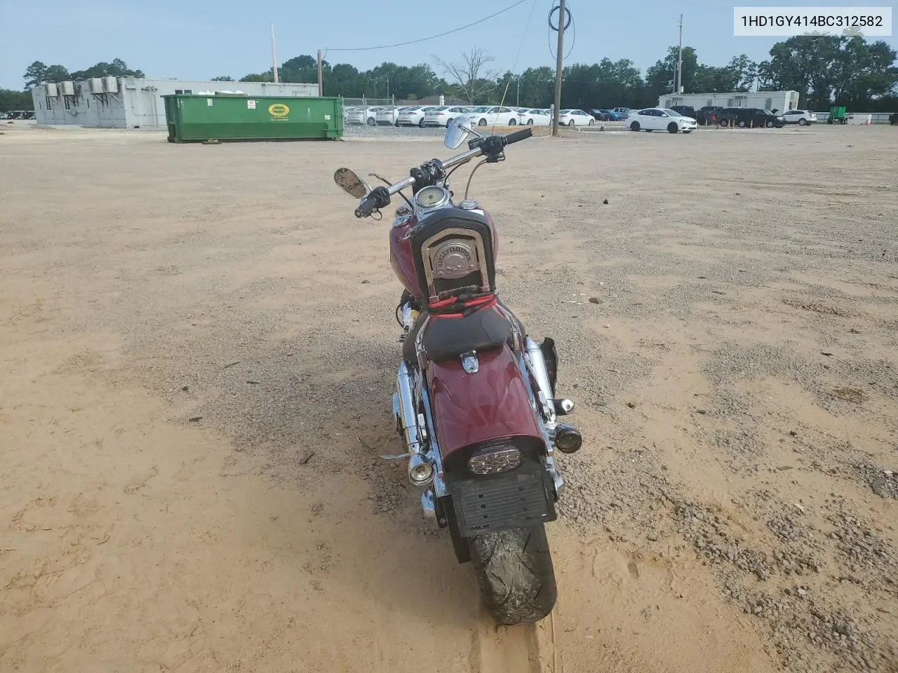 2011 Harley-Davidson Fxdf VIN: 1HD1GY414BC312582 Lot: 58835265