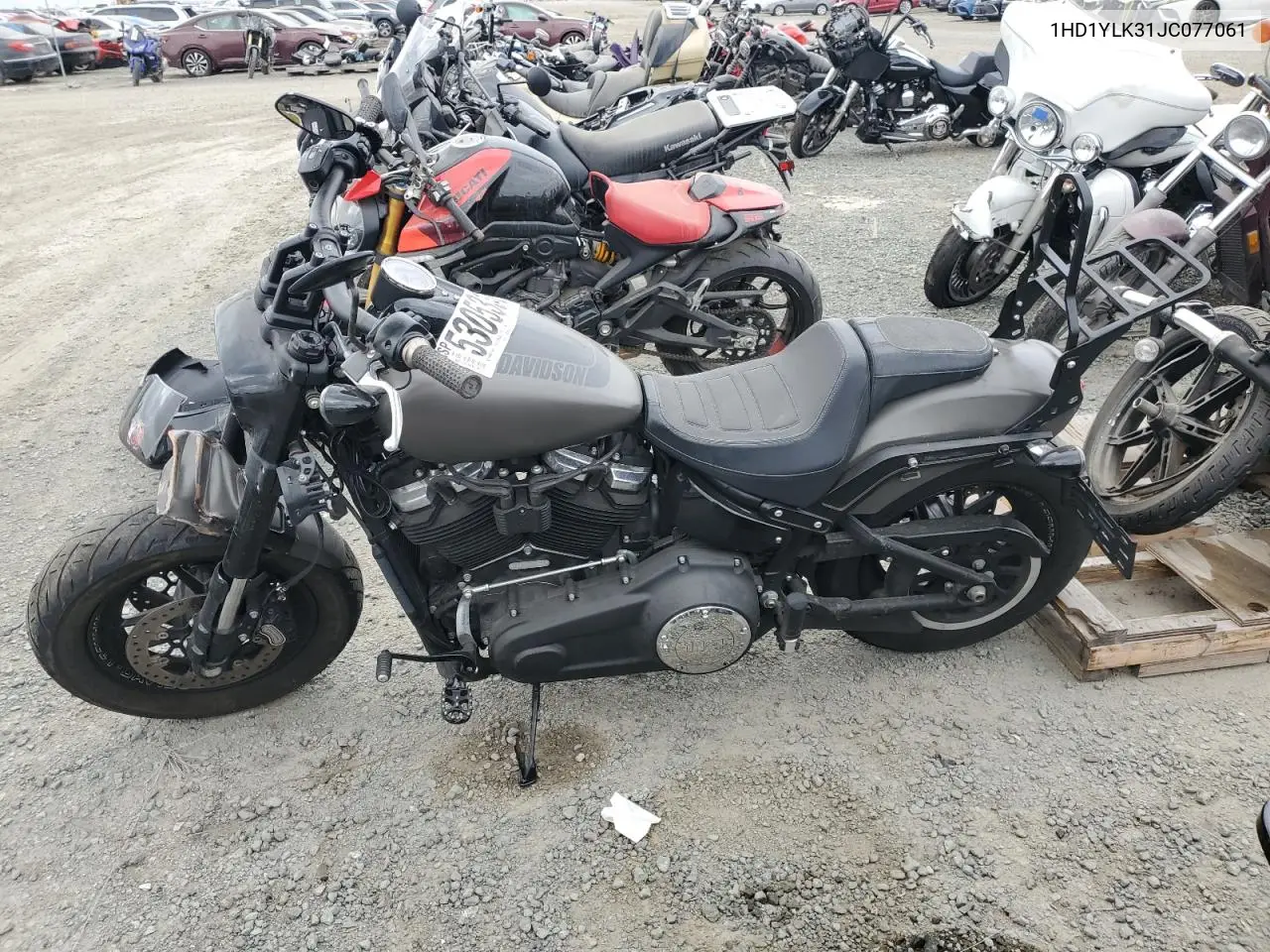 2018 Harley-Davidson Fxfbs Fat Bob 114 VIN: 1HD1YLK31JC077061 Lot: 53053345