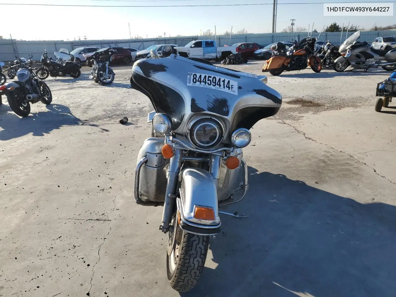 2003 Harley-Davidson Flhtcui Anniversary VIN: 1HD1FCW493Y644227 Lot: 46415215