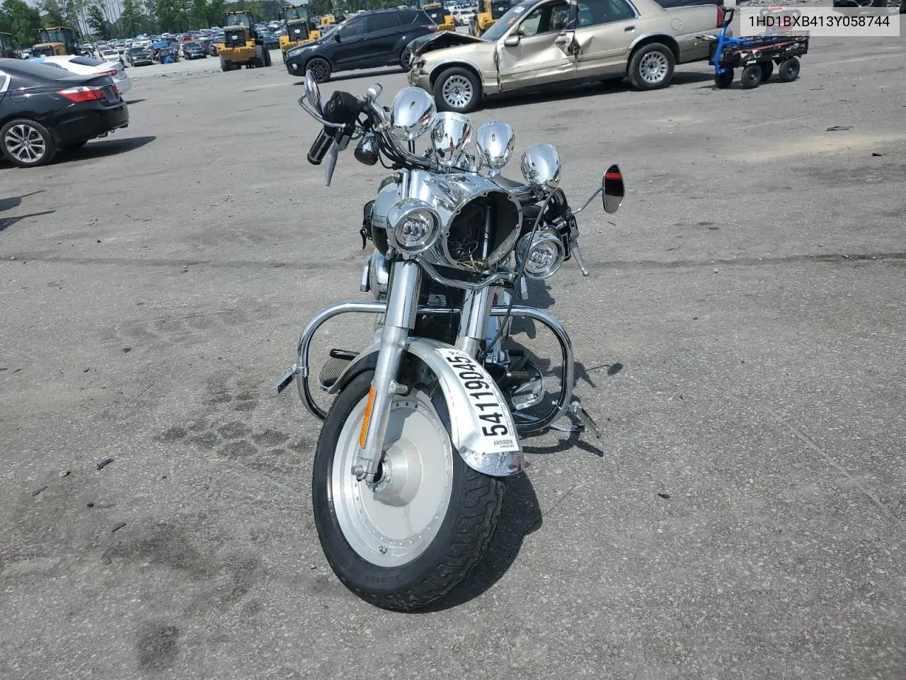 2003 Harley-Davidson Flstfi Anniversary VIN: 1HD1BXB413Y058744 Lot: 54119045