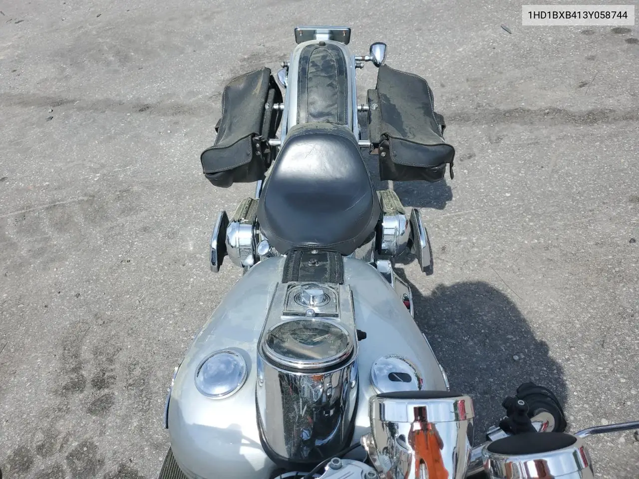 2003 Harley-Davidson Flstfi Anniversary VIN: 1HD1BXB413Y058744 Lot: 54119045