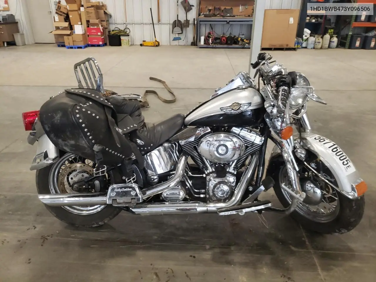 2003 Harley-Davidson Flstci Anniversary VIN: 1HD1BWB473Y096506 Lot: 56716005