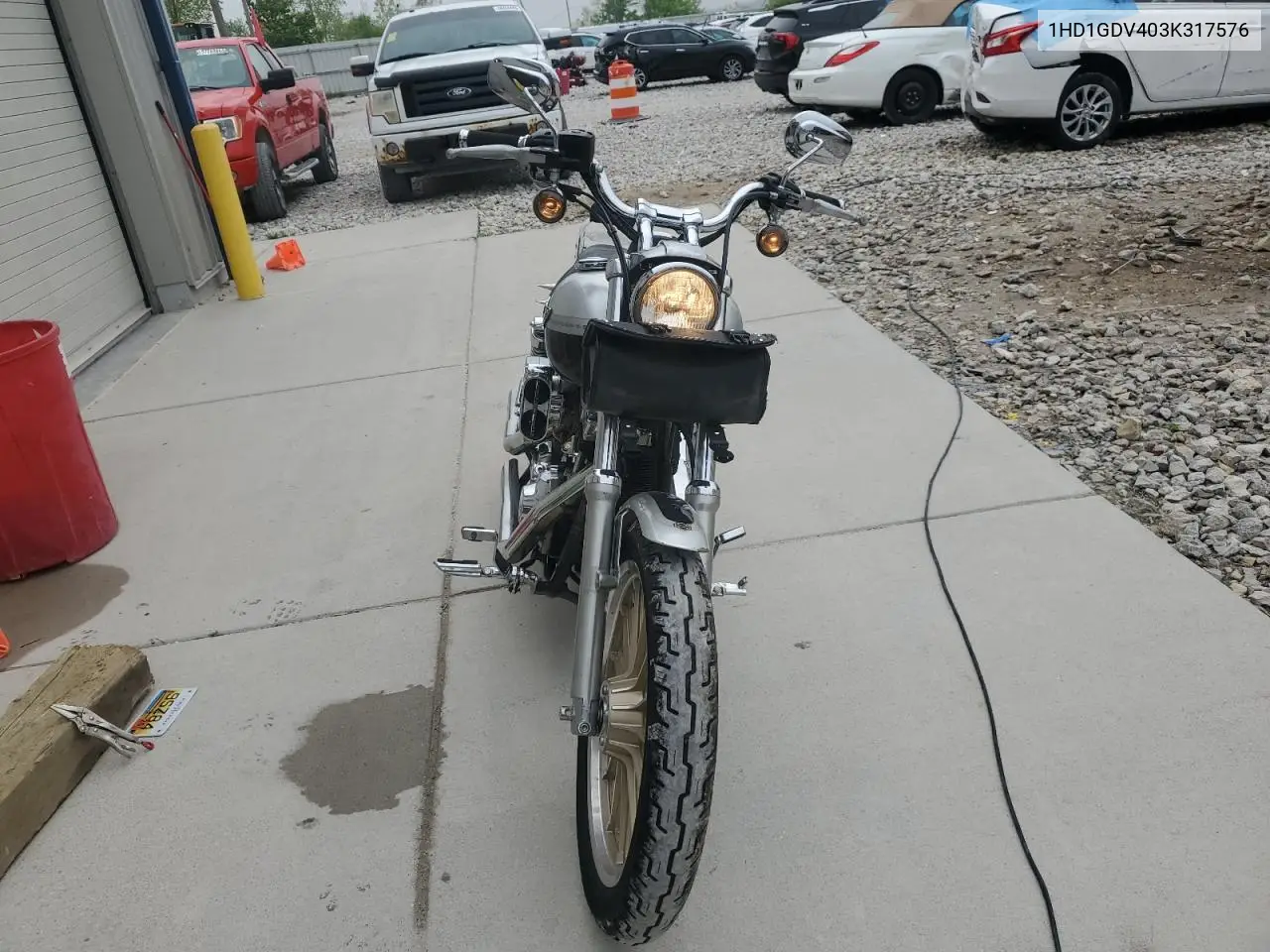 2003 Harley-Davidson Fxdl Anniversary VIN: 1HD1GDV403K317576 Lot: 56860355