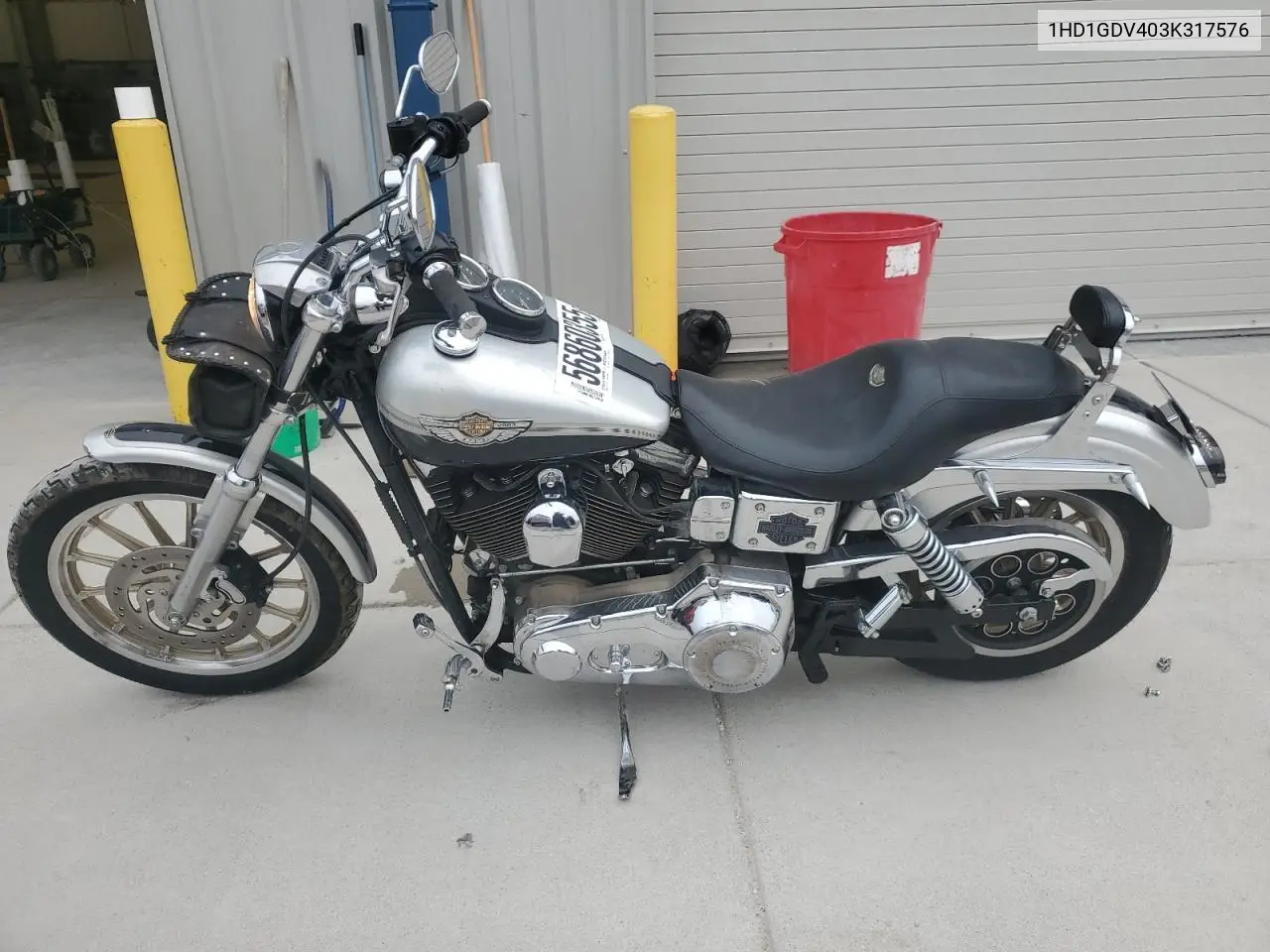 2003 Harley-Davidson Fxdl Anniversary VIN: 1HD1GDV403K317576 Lot: 56860355