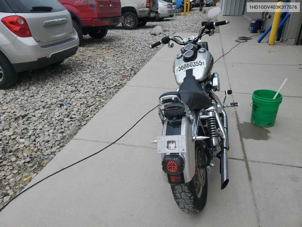 2003 Harley-Davidson Fxdl Anniversary VIN: 1HD1GDV403K317576 Lot: 56860355