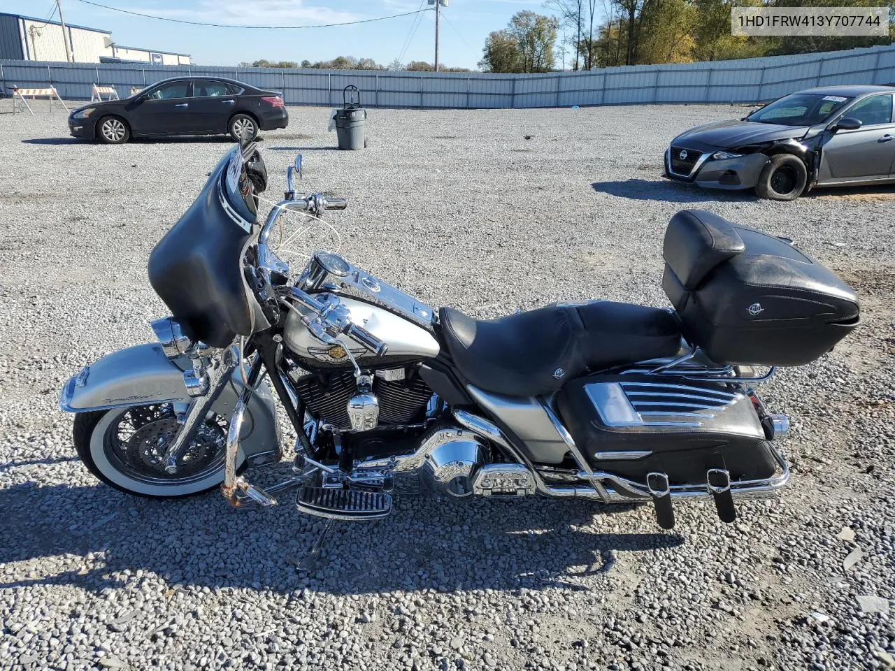 2003 Harley-Davidson Flhrci Anniversary VIN: 1HD1FRW413Y707744 Lot: 82307944