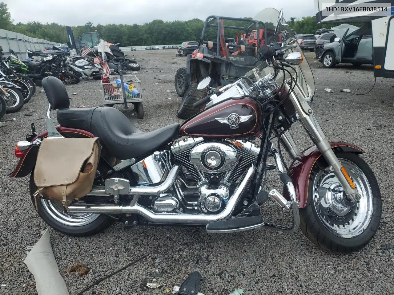2014 Harley-Davidson Flstf Fatboy VIN: 1HD1BXV16EB038514 Lot: 59920205