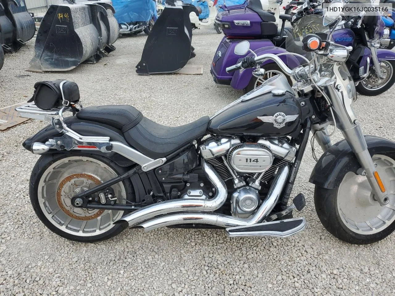 2018 Harley-Davidson Flfbs Fat Boy 114 VIN: 1HD1YGK16JC035166 Lot: 77123564