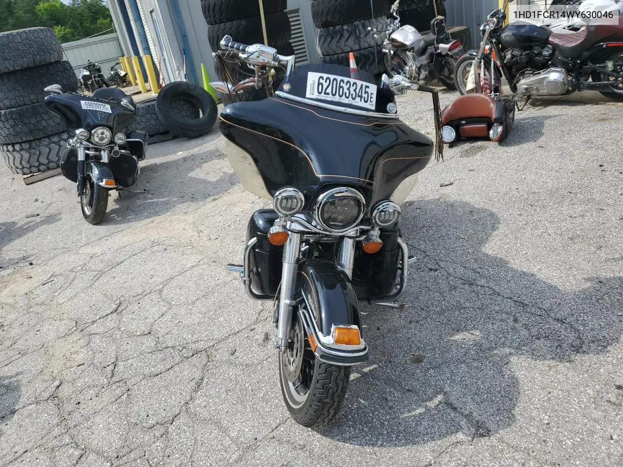 1998 Harley-Davidson Flhtcui VIN: 1HD1FCR14WY630046 Lot: 62063345