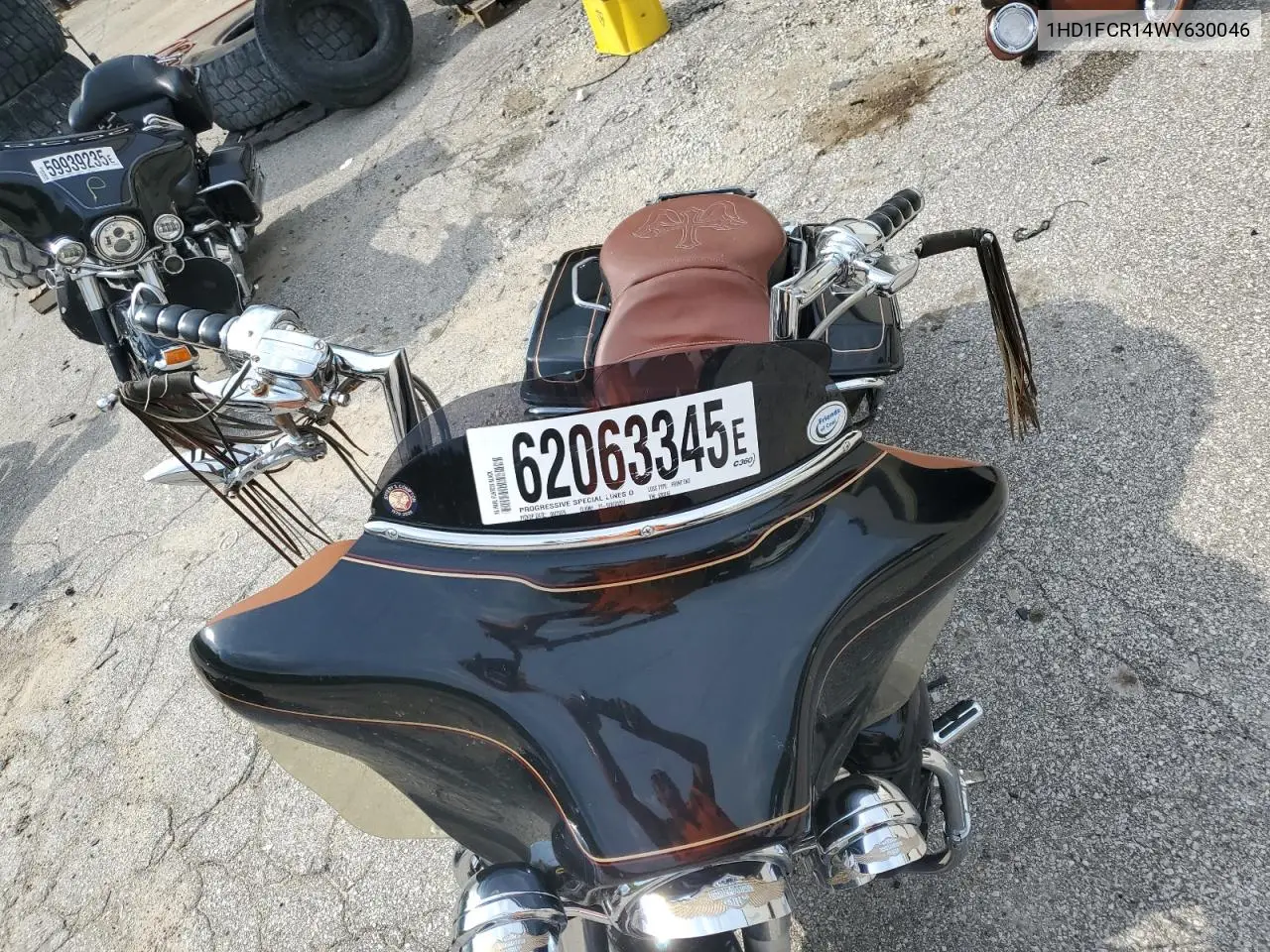 1998 Harley-Davidson Flhtcui VIN: 1HD1FCR14WY630046 Lot: 62063345