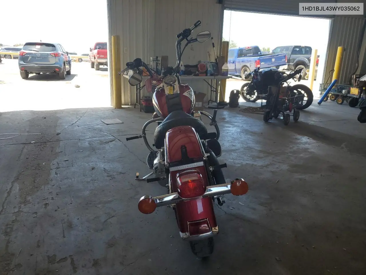 1998 Harley-Davidson Flstc VIN: 1HD1BJL43WY035062 Lot: 62405835