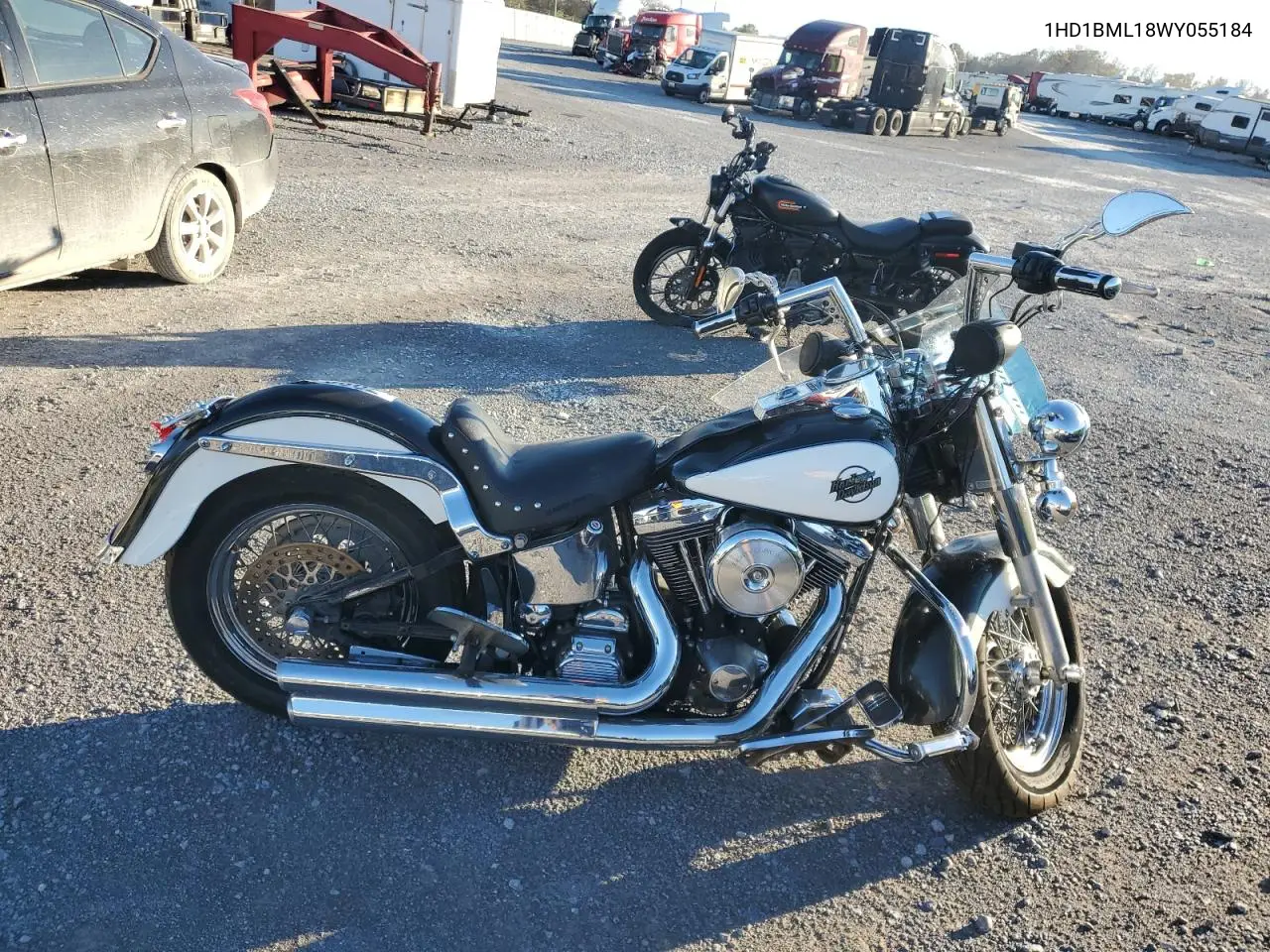 1998 Harley-Davidson Flstf VIN: 1HD1BML18WY055184 Lot: 79801374