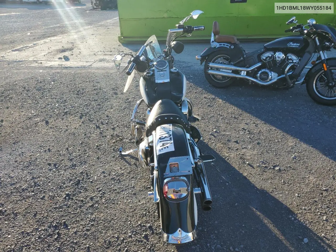 1998 Harley-Davidson Flstf VIN: 1HD1BML18WY055184 Lot: 79801374