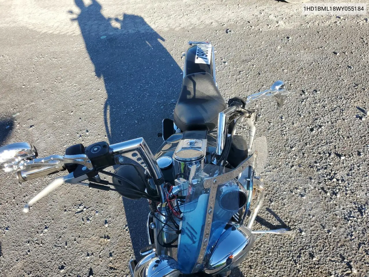 1998 Harley-Davidson Flstf VIN: 1HD1BML18WY055184 Lot: 79801374