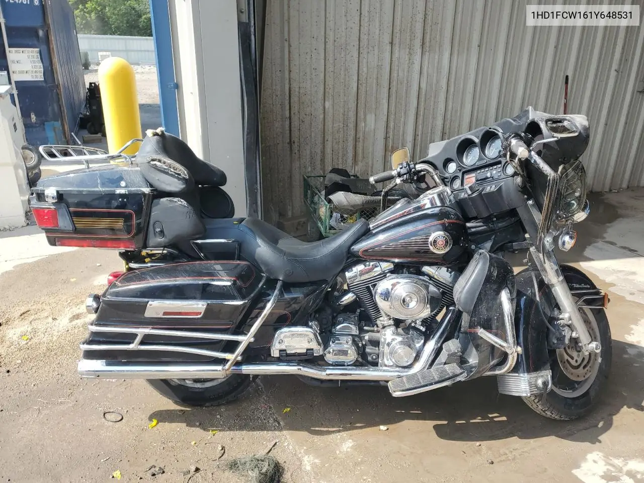 2001 Harley-Davidson Flhtcui VIN: 1HD1FCW161Y648531 Lot: 62280955