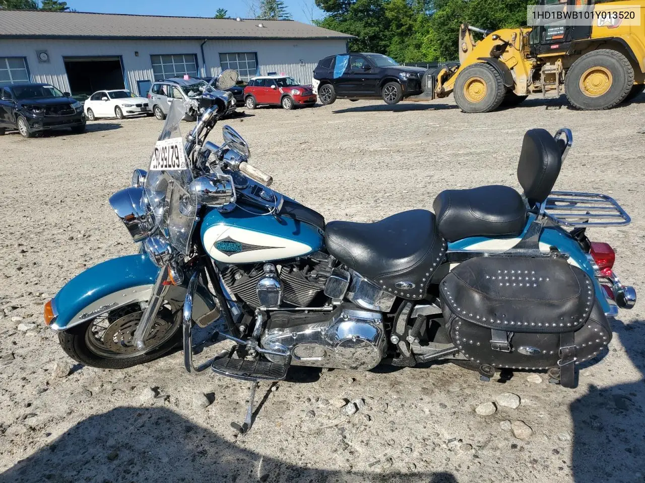 2001 Harley-Davidson Flstci VIN: 1HD1BWB101Y013520 Lot: 62755165