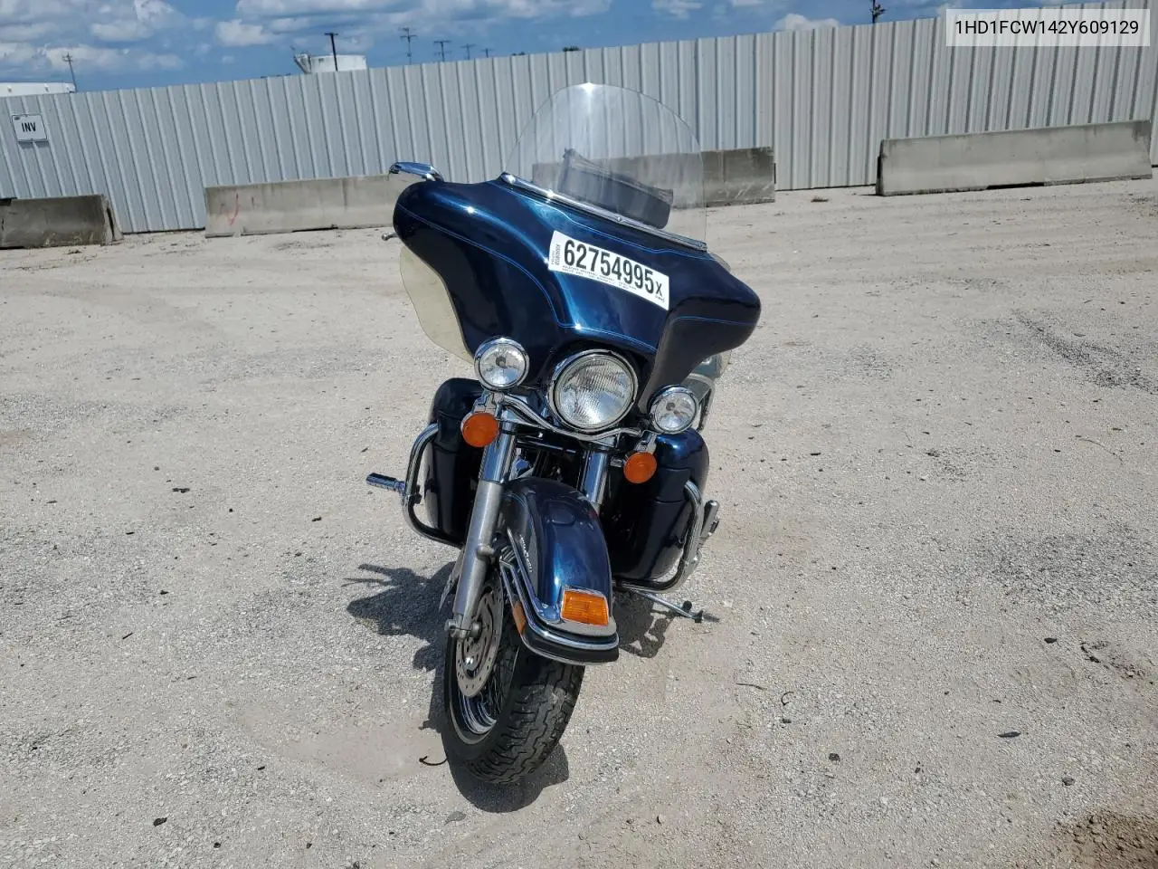 2002 Harley-Davidson Flhtcui VIN: 1HD1FCW142Y609129 Lot: 62754995