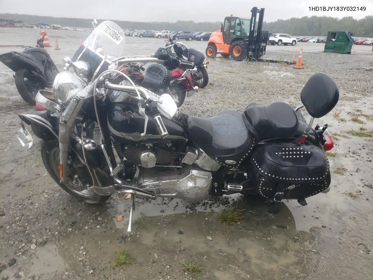 2003 Harley-Davidson Flstc VIN: 1HD1BJY183Y032149 Lot: 71650284