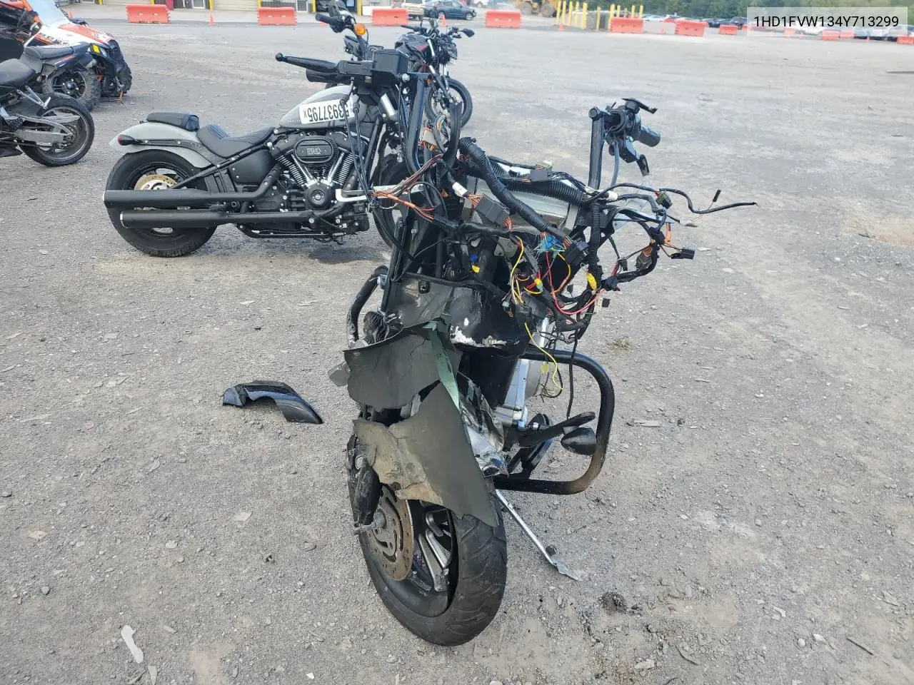 2004 Harley-Davidson Flhti VIN: 1HD1FVW134Y713299 Lot: 55019915