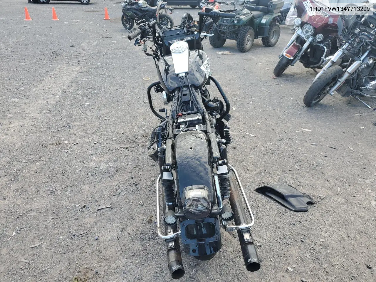 2004 Harley-Davidson Flhti VIN: 1HD1FVW134Y713299 Lot: 55019915